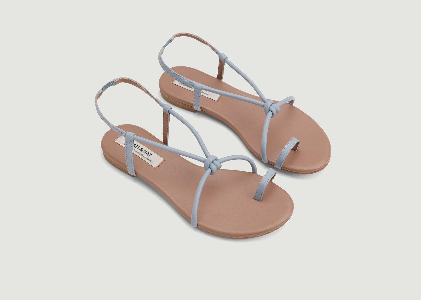 L'exception Sandales Artie Bleu Clair Matt & Nat