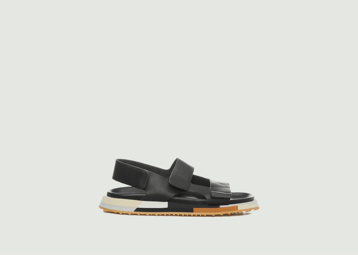 l'exception Sandales atelier low Noir Ghoud