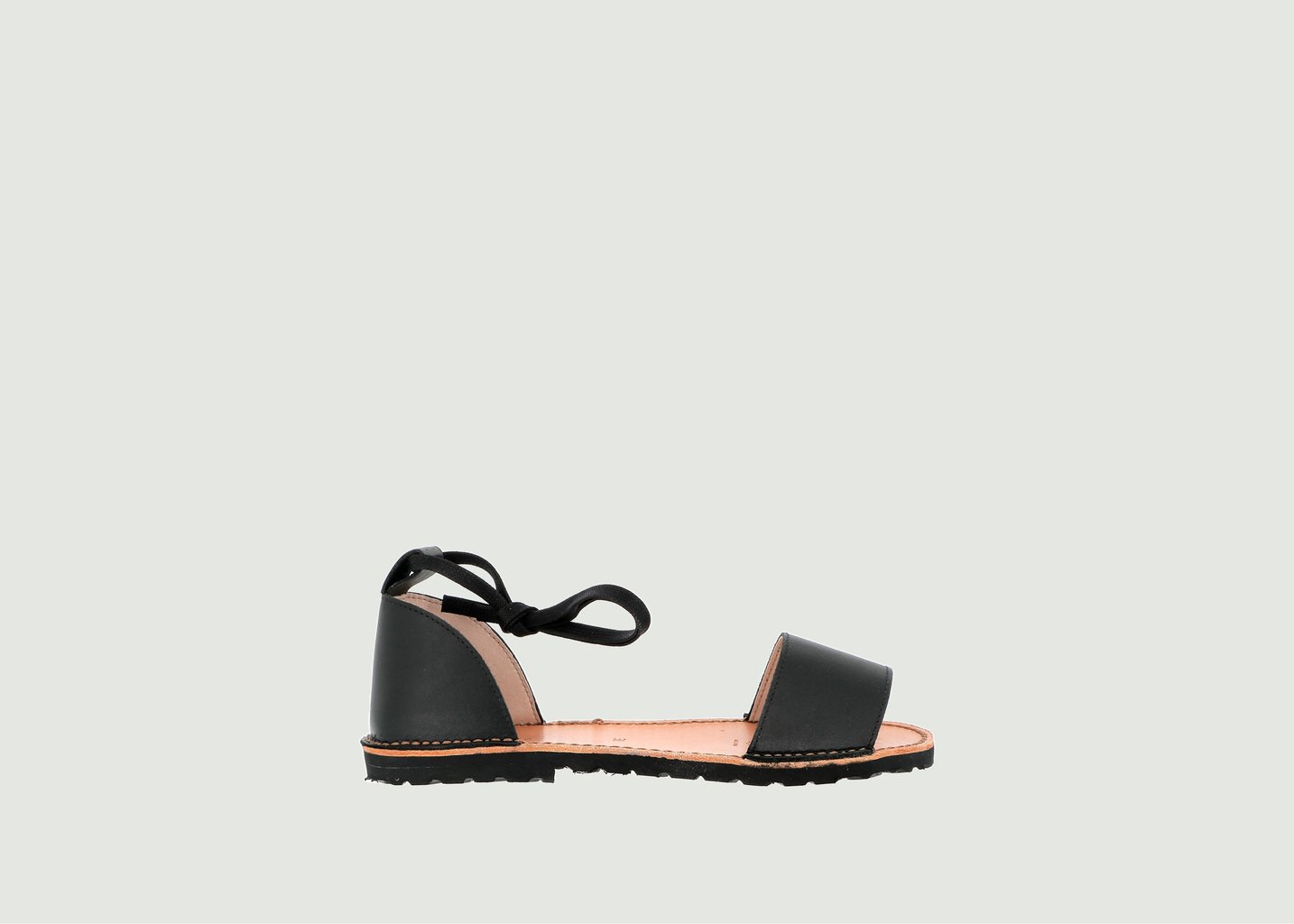 l'exception Sandales Avarca Deia Noir Minorquines