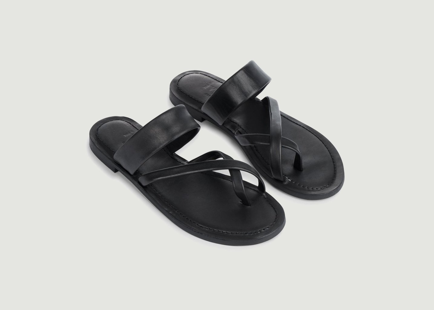 L'exception Sandales Carter Noir Ivylee