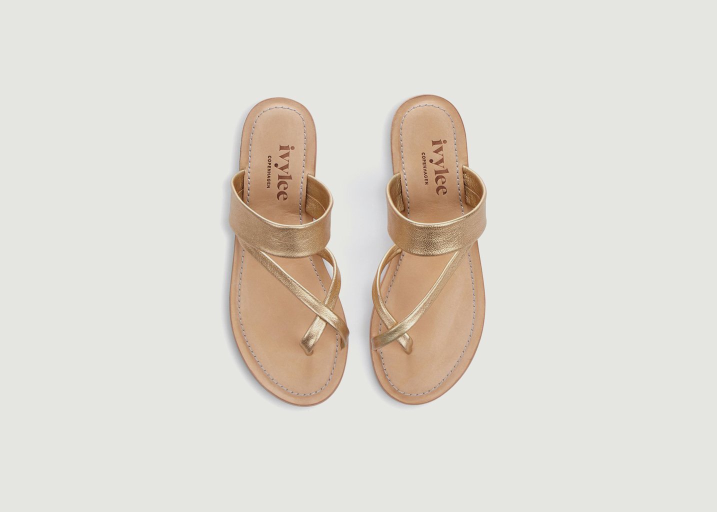 L'exception Sandales Carter Or Ivylee