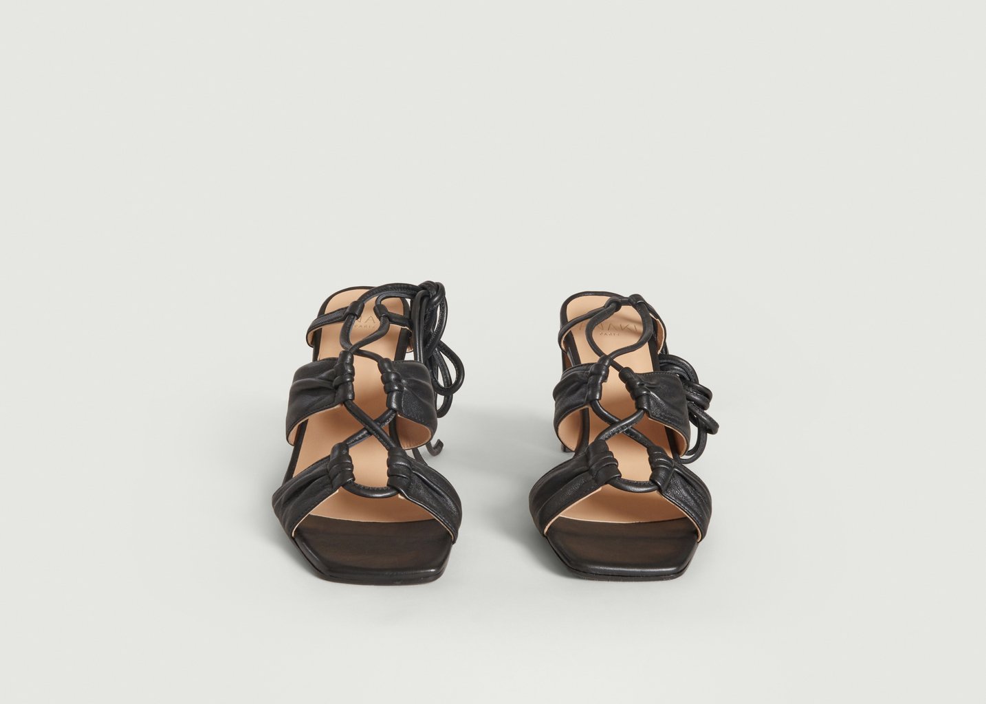 L'exception Sandales Christina Noir Anaki