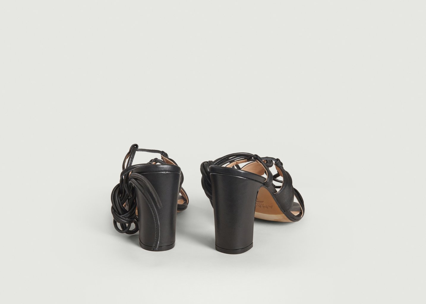 L'exception Sandales Christina Noir Anaki