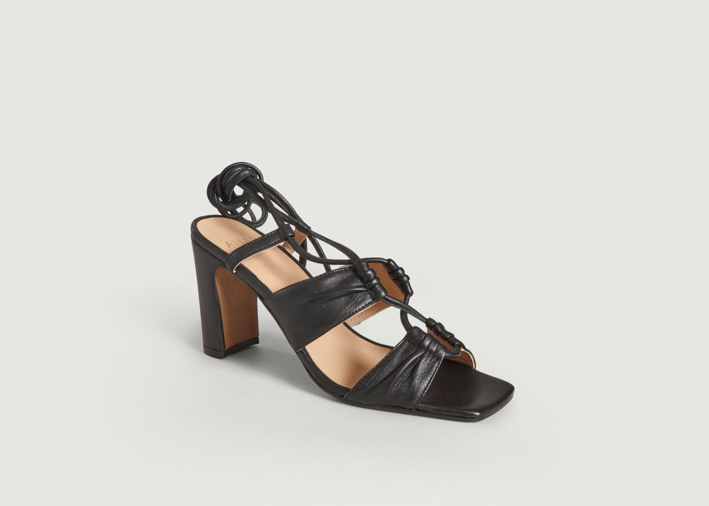 l'exception Sandales Christina Noir Anaki