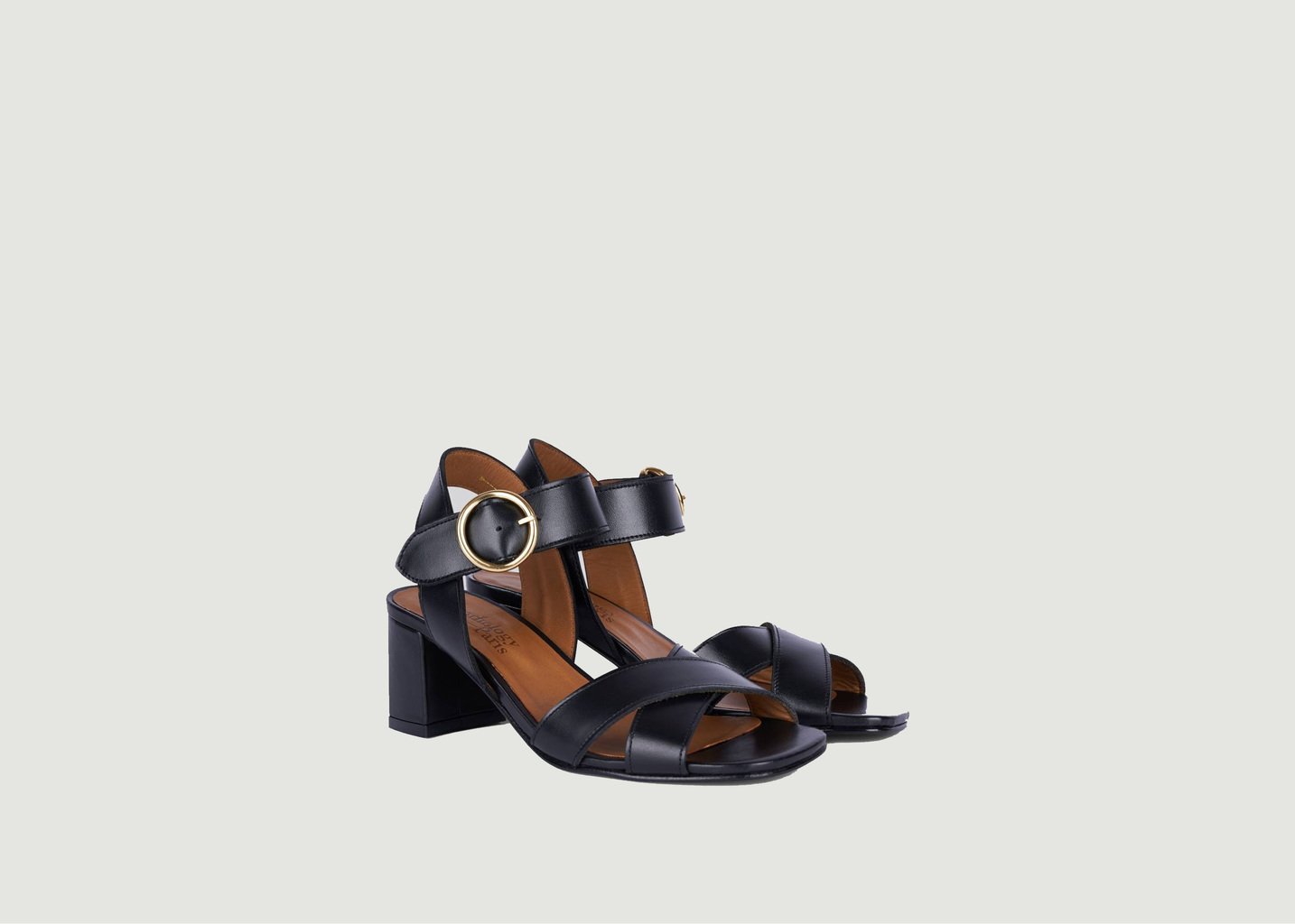 L'exception Sandales Clara Noir Anthology Paris