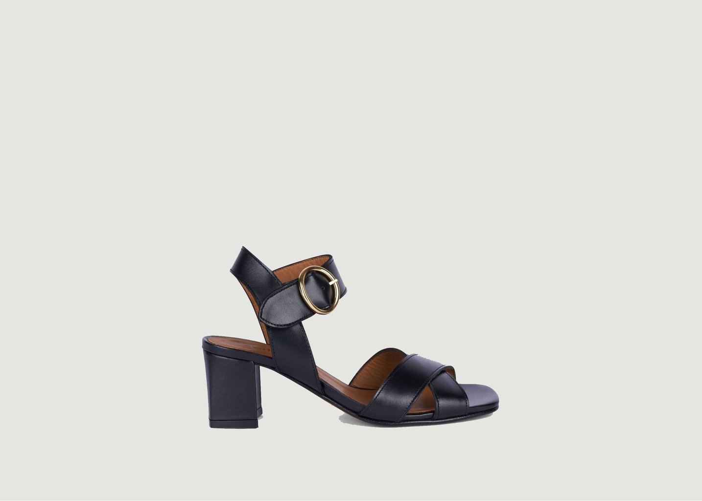 l'exception Sandales Clara Noir Anthology Paris
