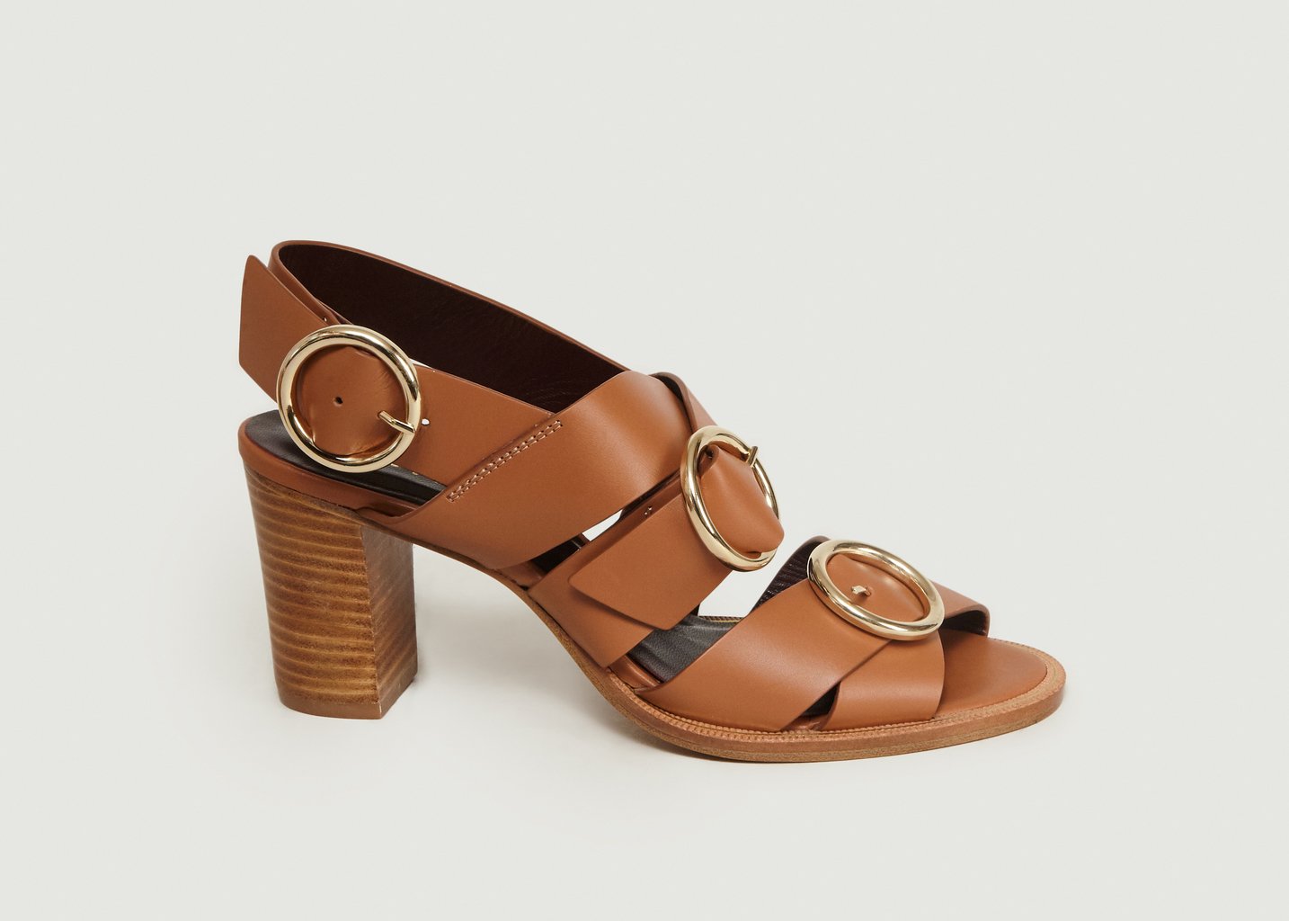 L'exception Sandales Crac Camel Avril Gau