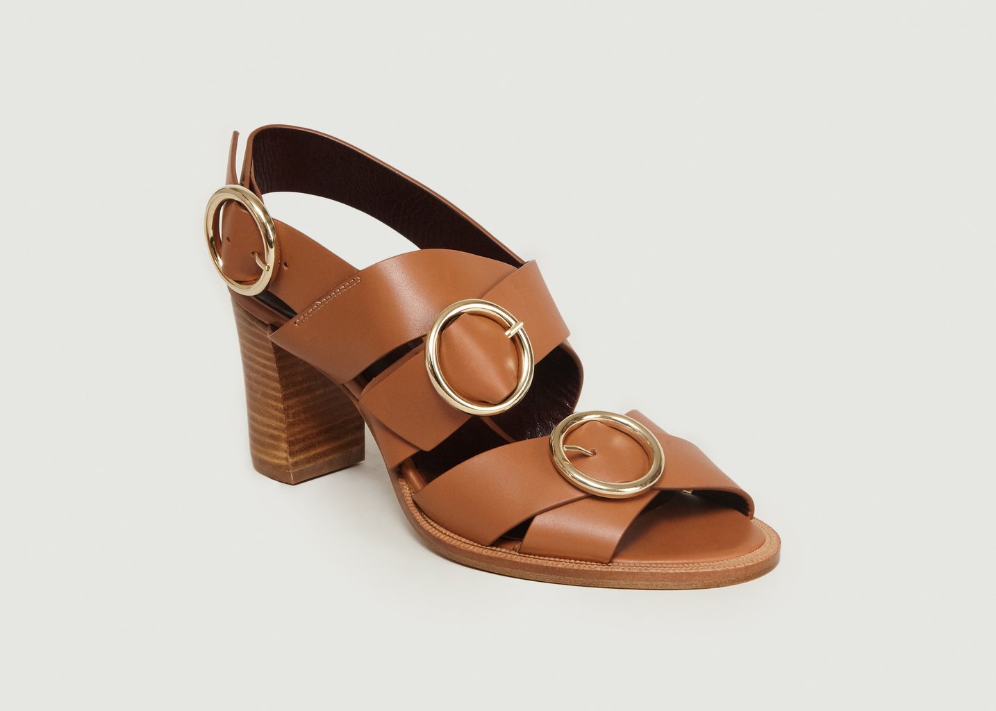 l'exception Sandales Crac Camel Avril Gau
