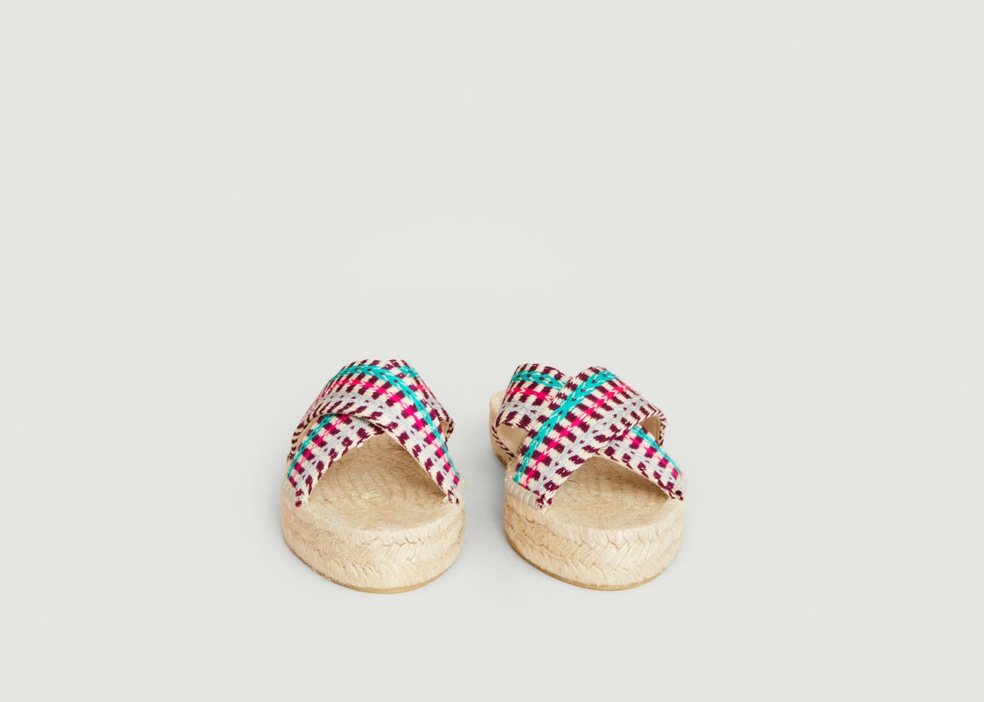 L'exception Sandales En Jute Multicolore GUANABANA