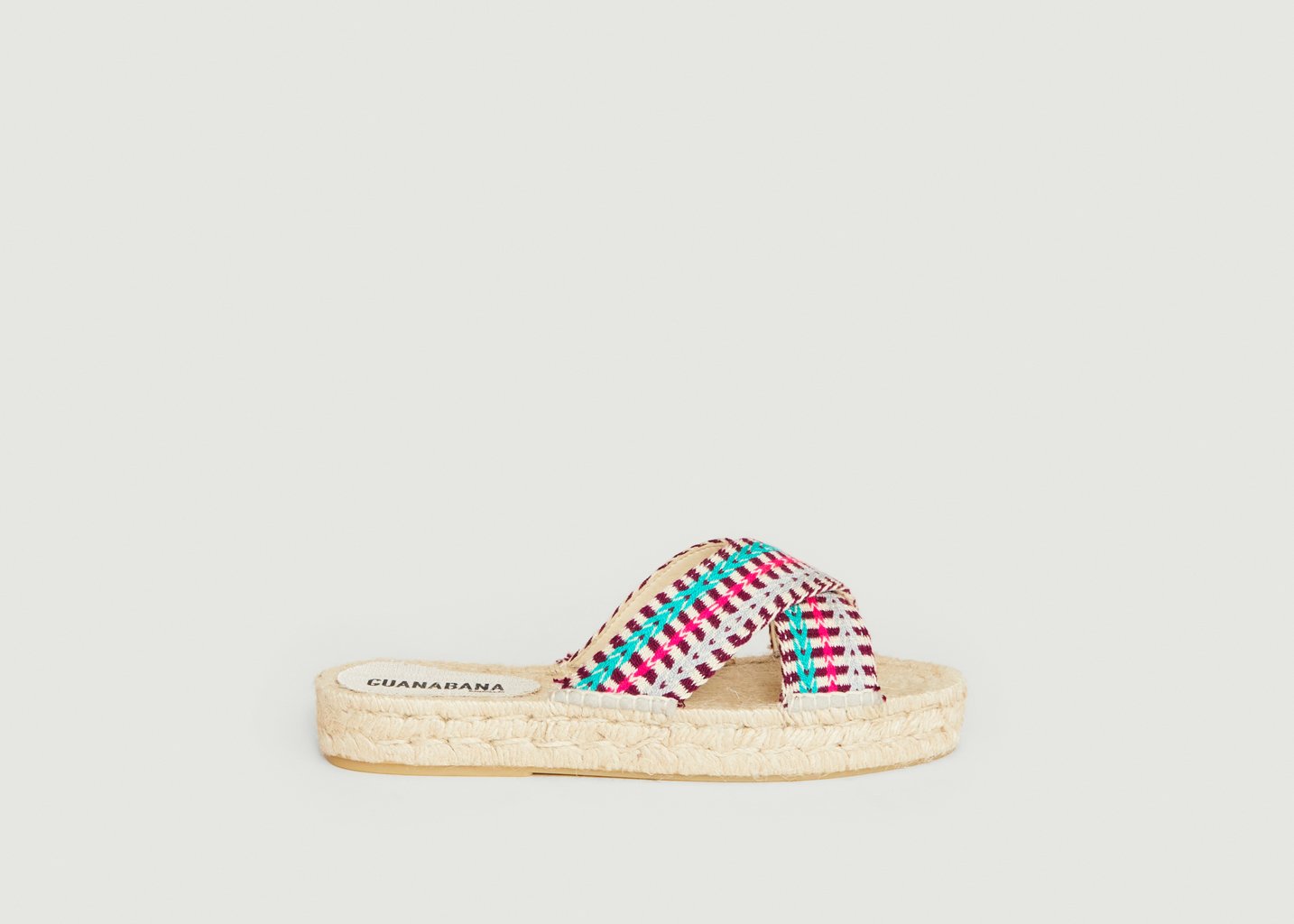 L'exception Sandales En Jute Multicolore GUANABANA