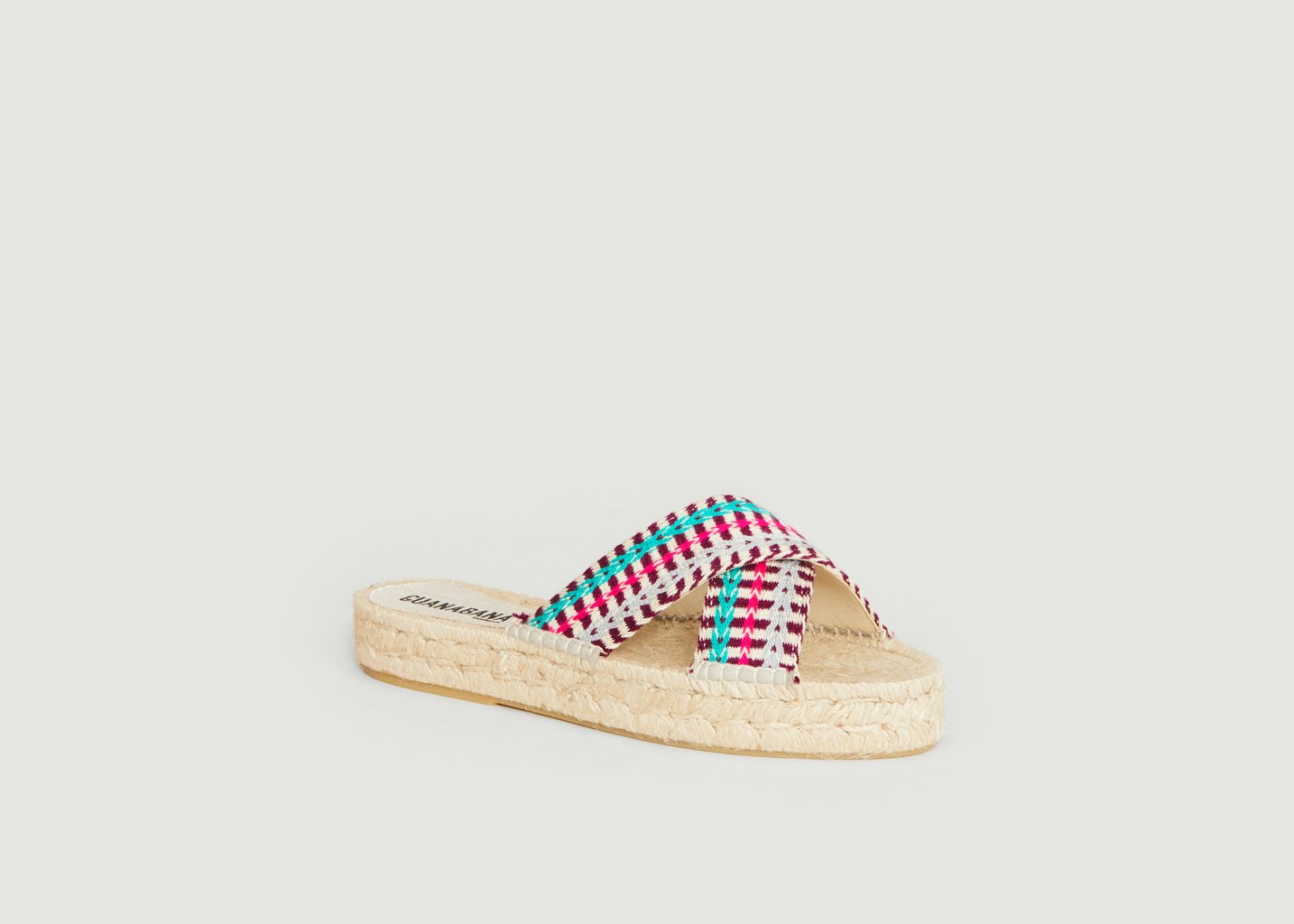 l'exception Sandales en jute Multicolore GUANABANA