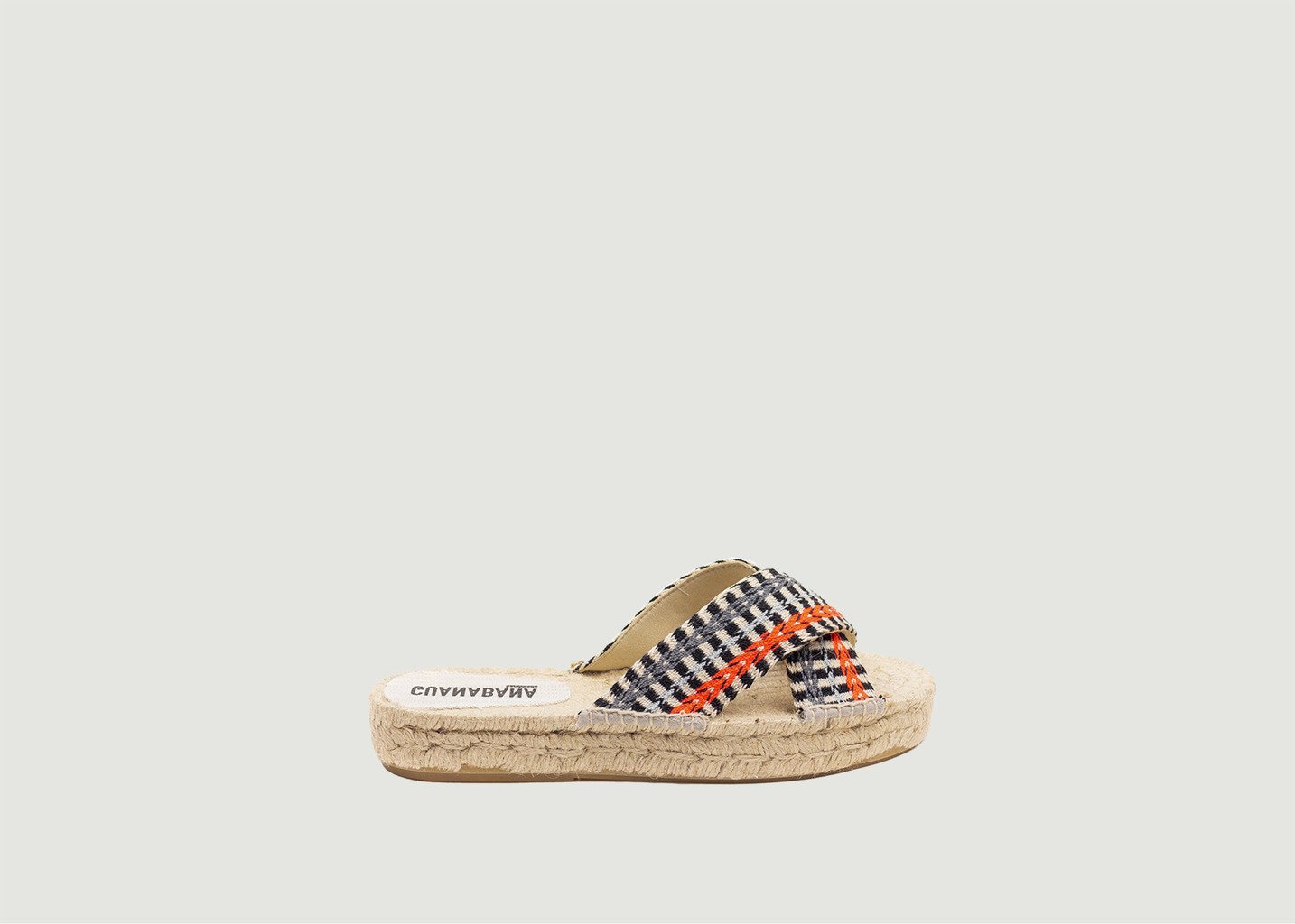 l'exception Sandales en jute Multicolore GUANABANA