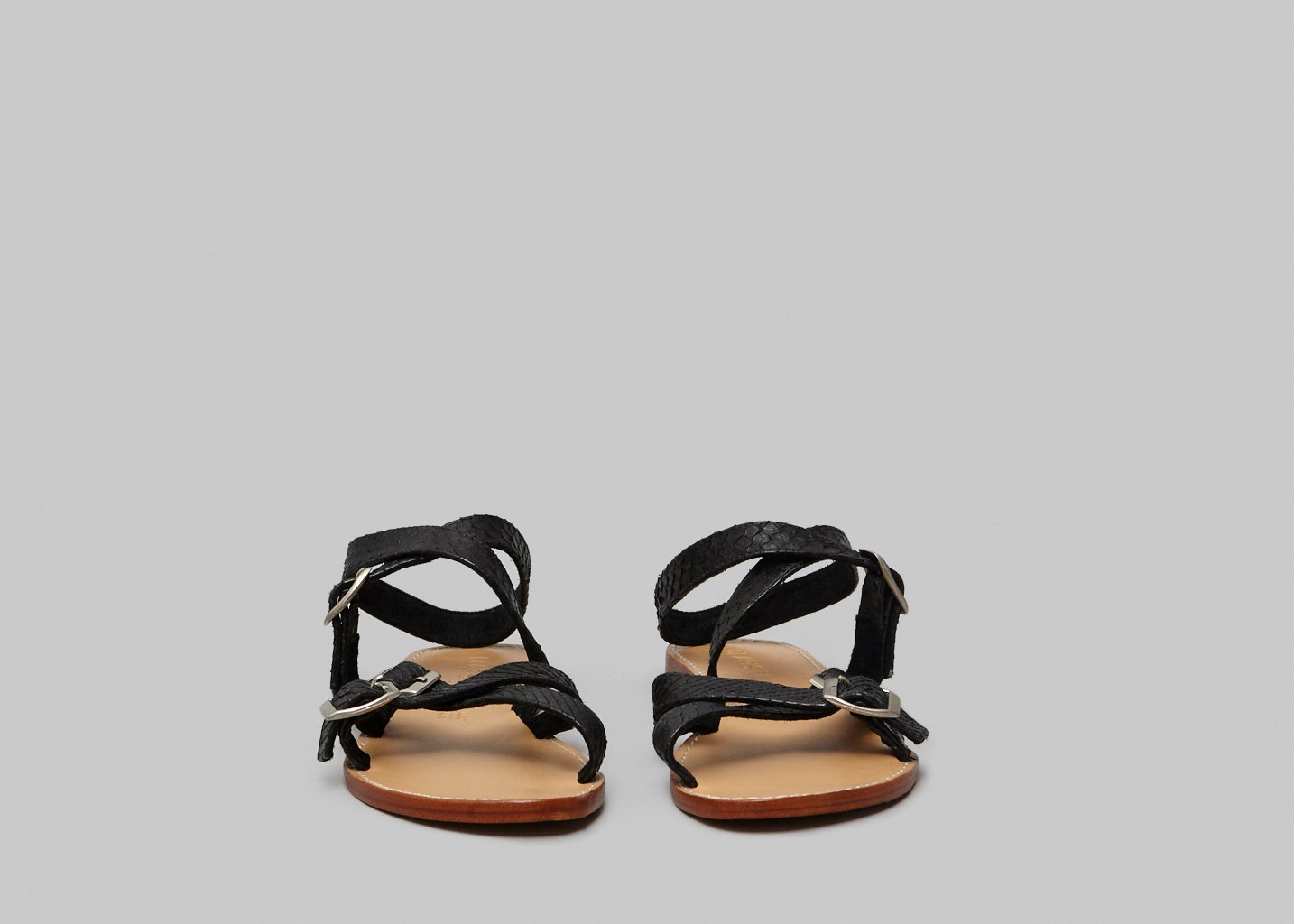 L'exception Sandales Fanny Noir Claris Virot