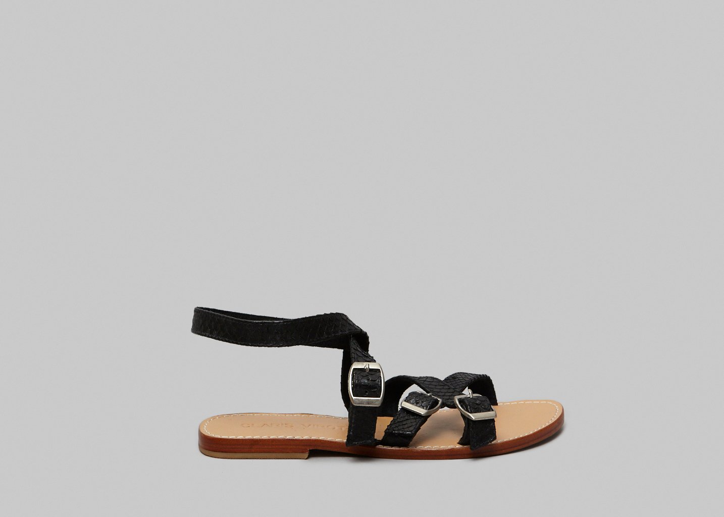 L'exception Sandales Fanny Noir Claris Virot