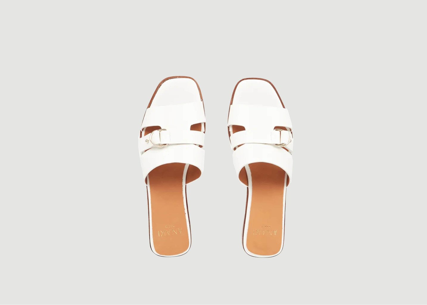 L'exception Sandales Natalia Ecru Anaki