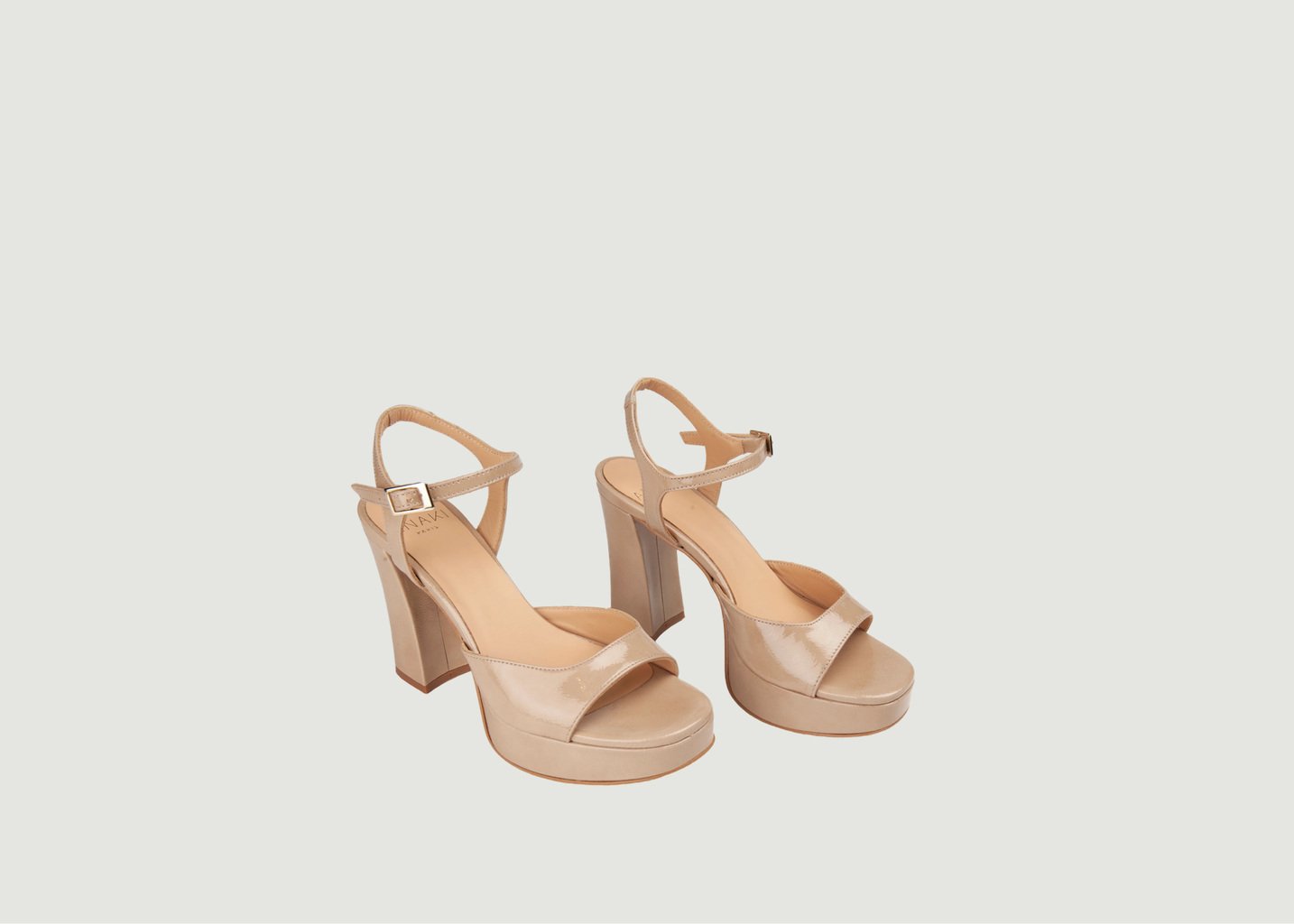 L'exception Sandales Renee Vernis Nude Anaki