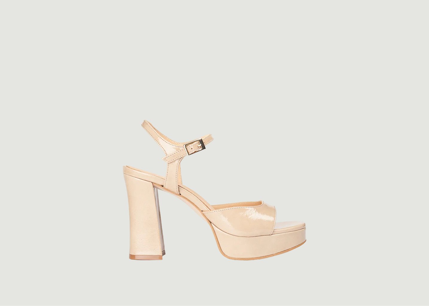 l'exception Sandales Renee vernis Nude Anaki