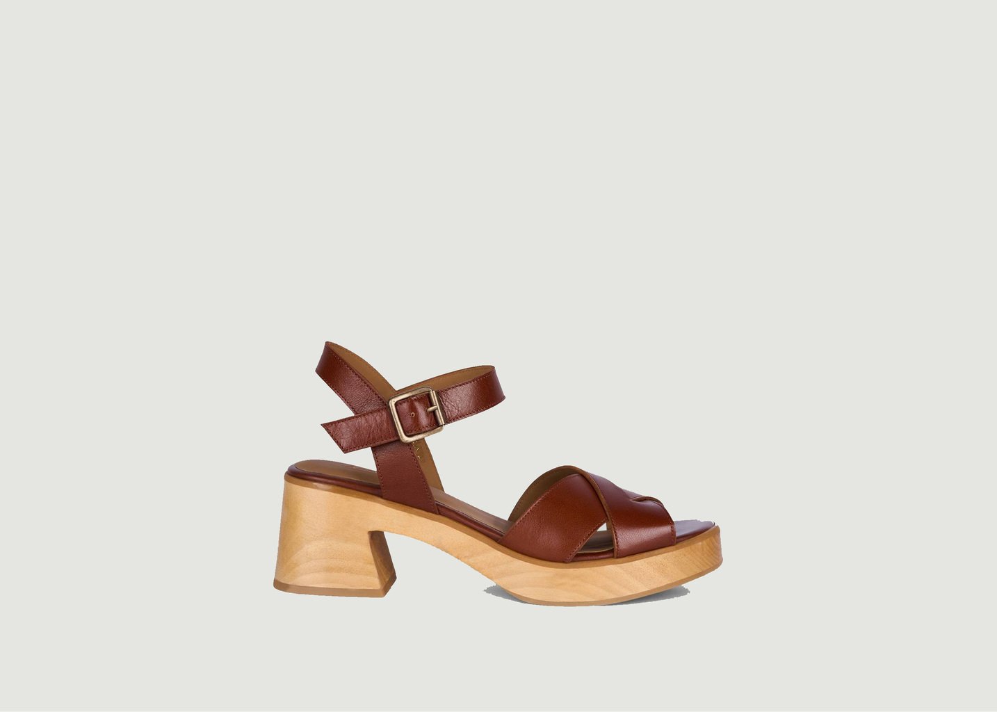 l'exception Sandales Valia Marron Anthology Paris