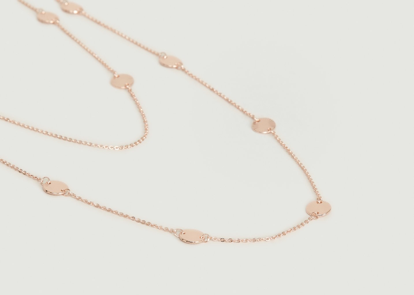 l'exception Sautoir Multi Sun Or Rose Paola Krauze