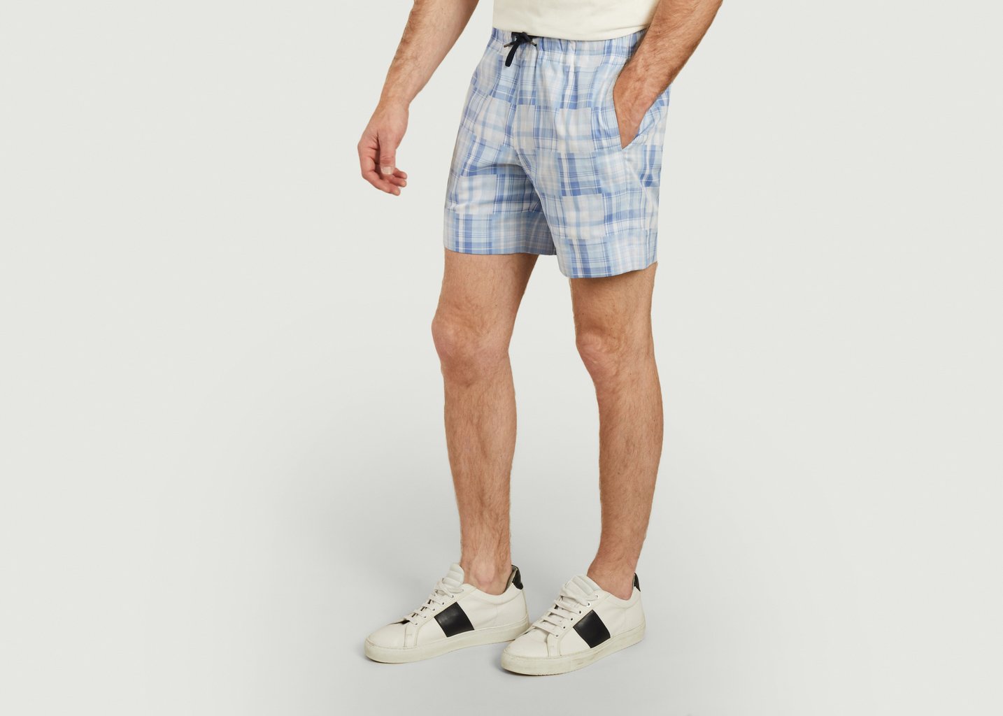 L'exception Short à Carreaux Bleu PS By PAUL SMITH