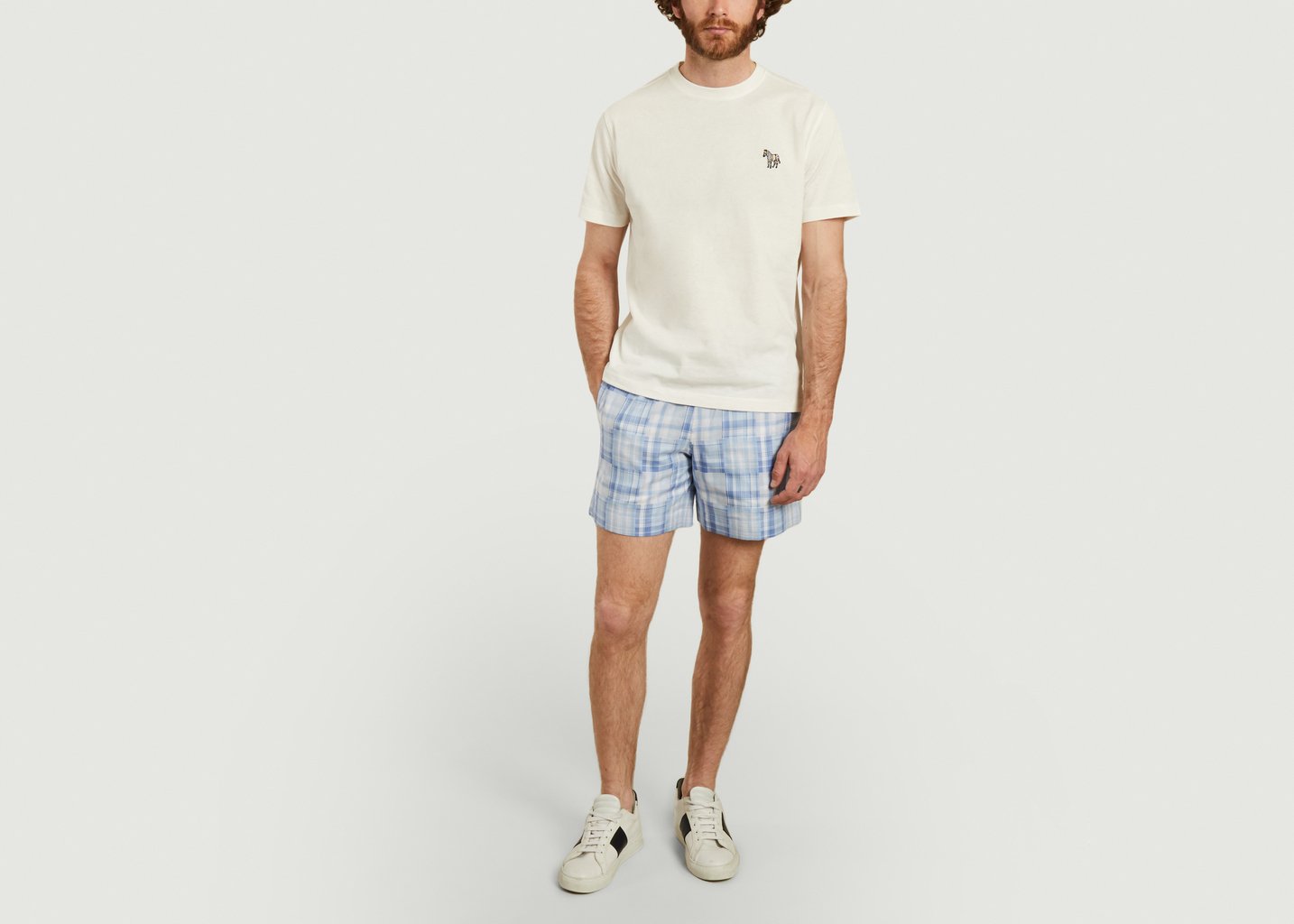 L'exception Short à Carreaux Bleu PS By PAUL SMITH