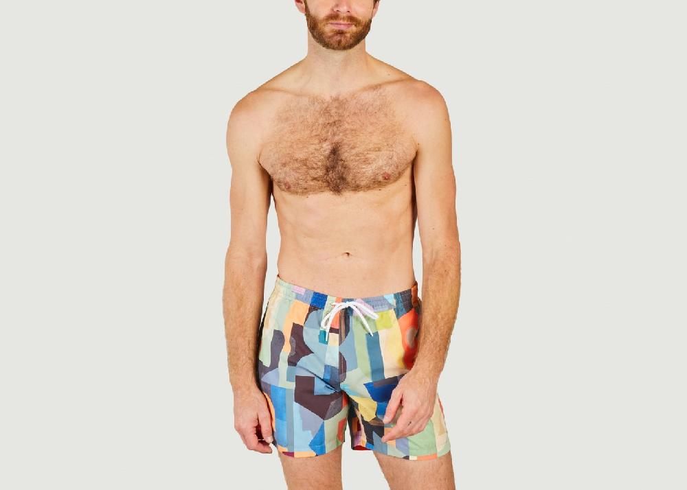 l'exception Short Abstract Multicolore Olow Paris
