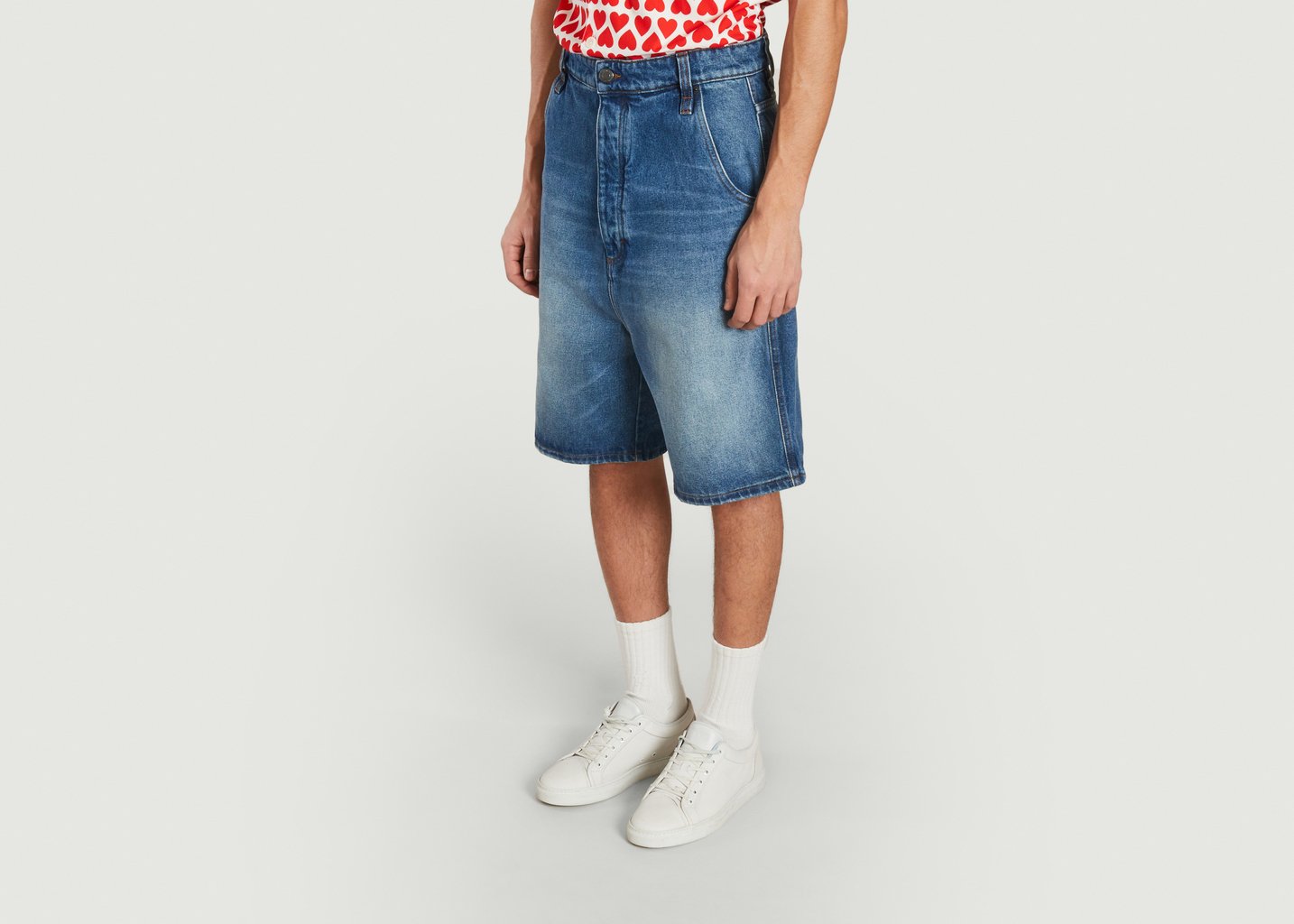 L'exception Short Alex Denim AMI Paris