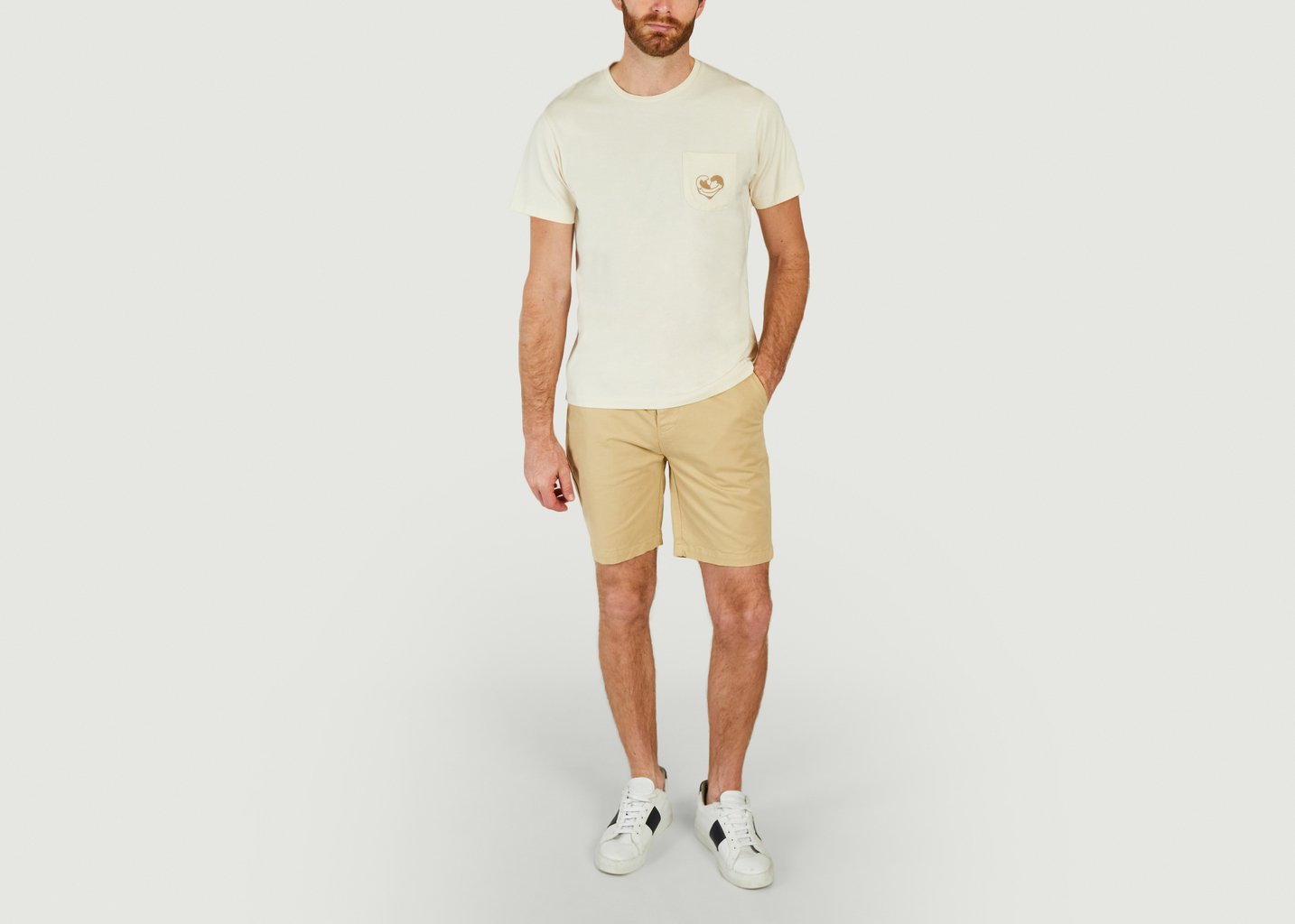L'exception Short Chino Beige Cuisse De Grenouille