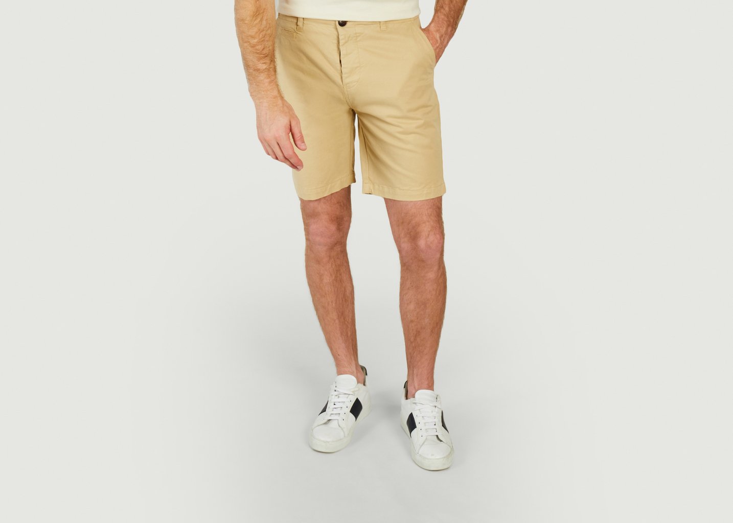 l'exception Short Chino Beige Cuisse de Grenouille