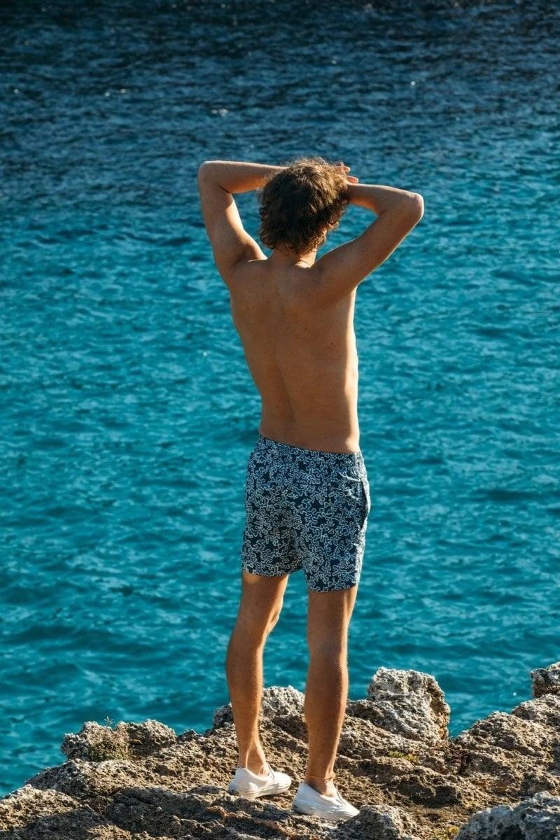 L'exception Short De Bain Coraux Bleu Apnee