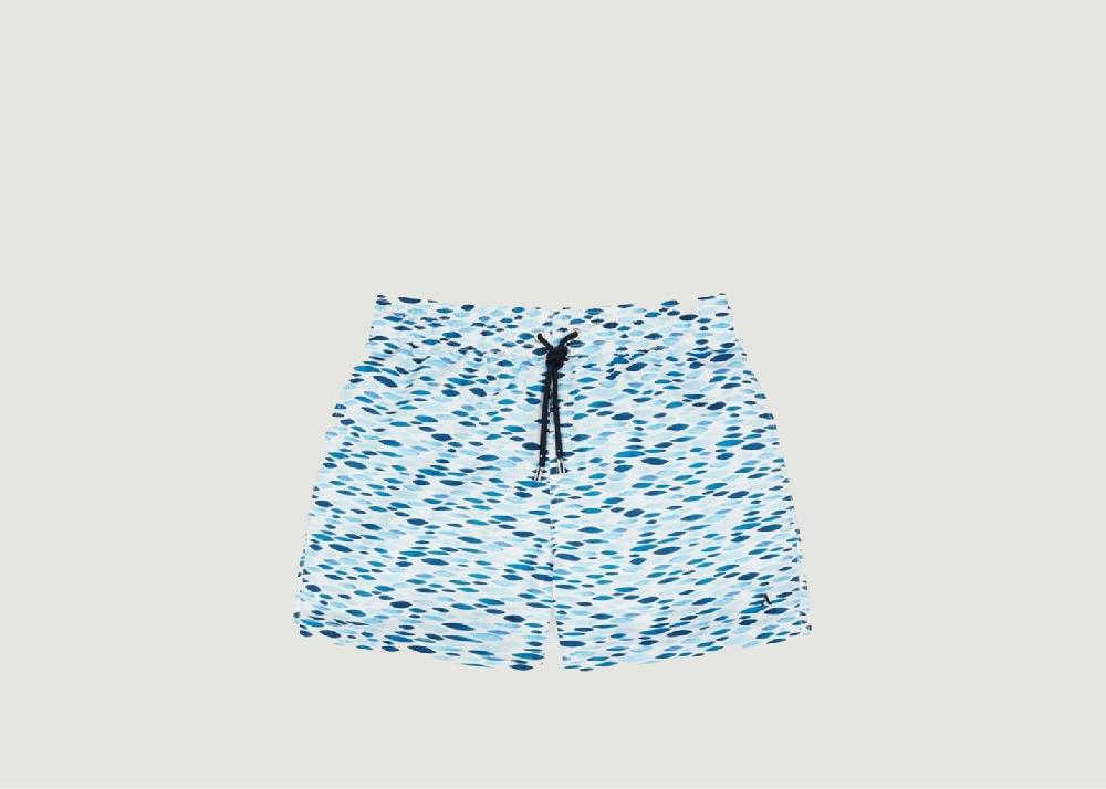 l'exception Short De Bain Glassy Bleu Apnee