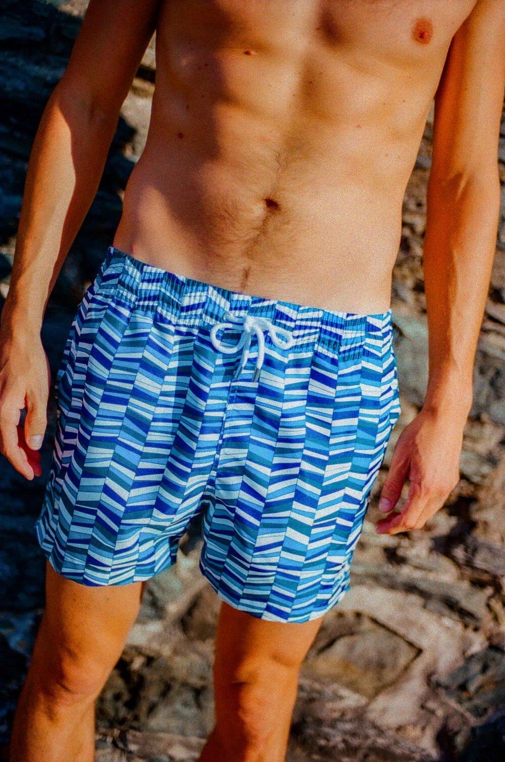 L'exception Short De Bain Puglia Bleu Apnee