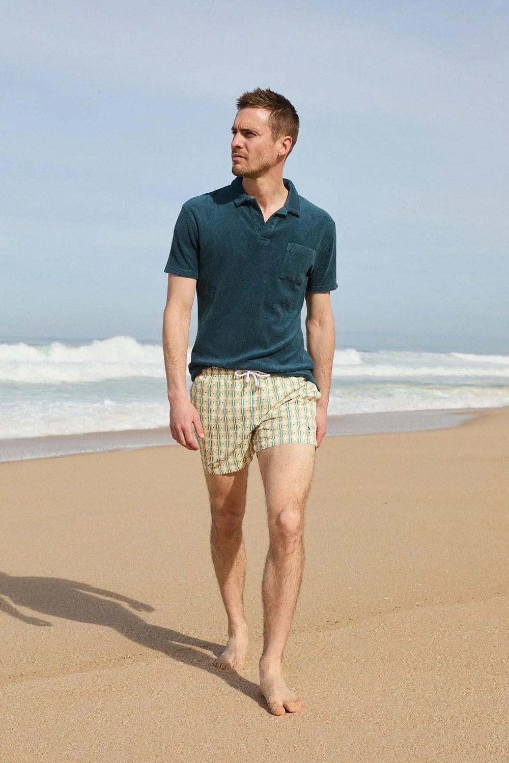 L'exception Short De Bain Salento Jaune Apnee