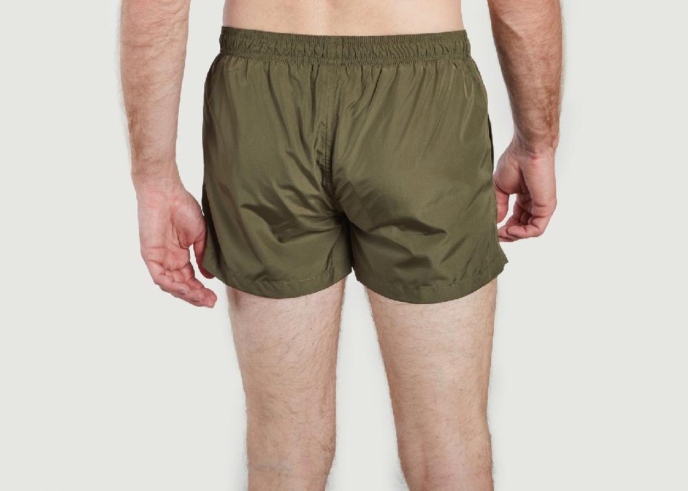 L'exception Short De Bain Uni Khaki Ron Dorff
