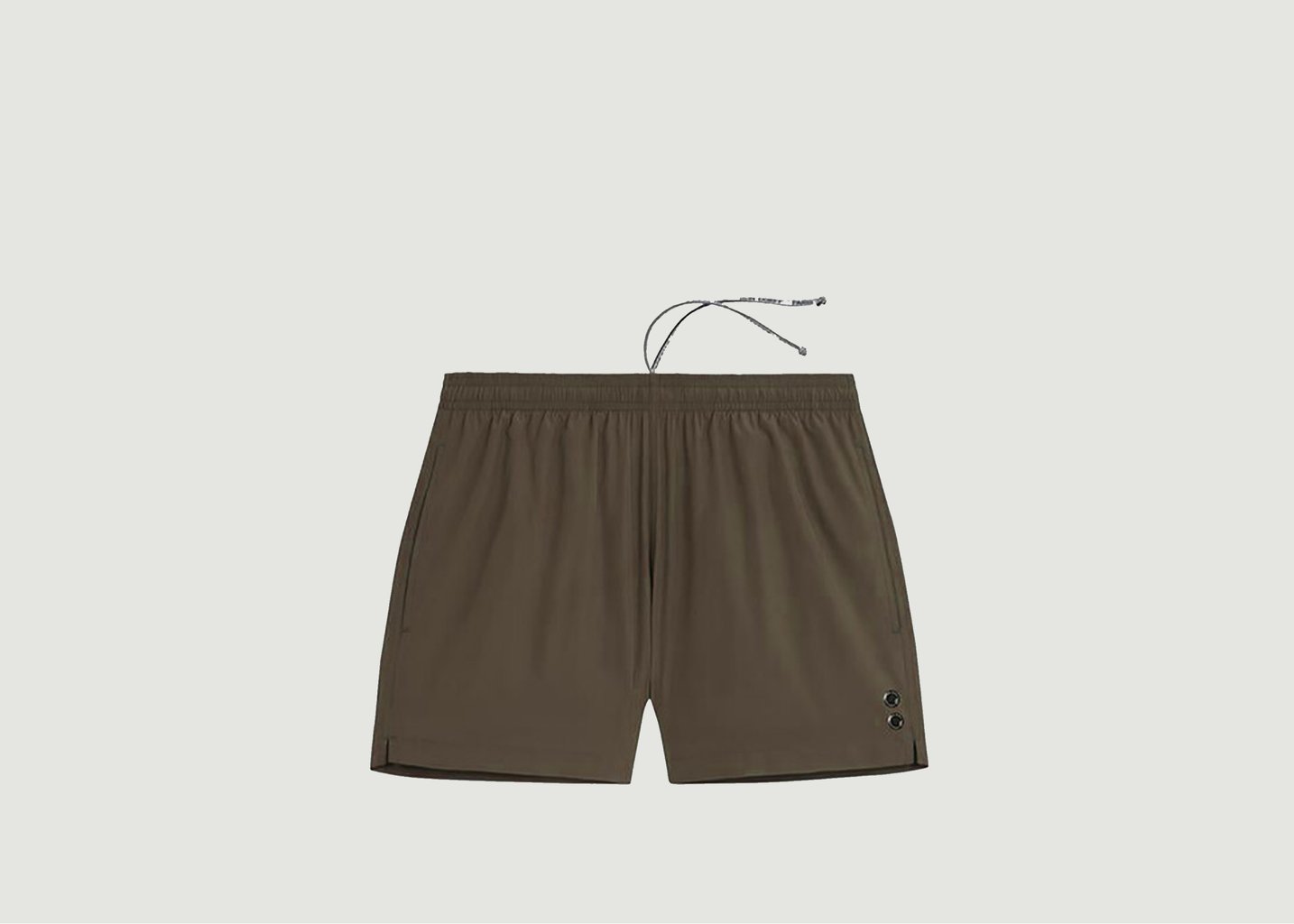 l'exception Short de bain uni Khaki Ron Dorff