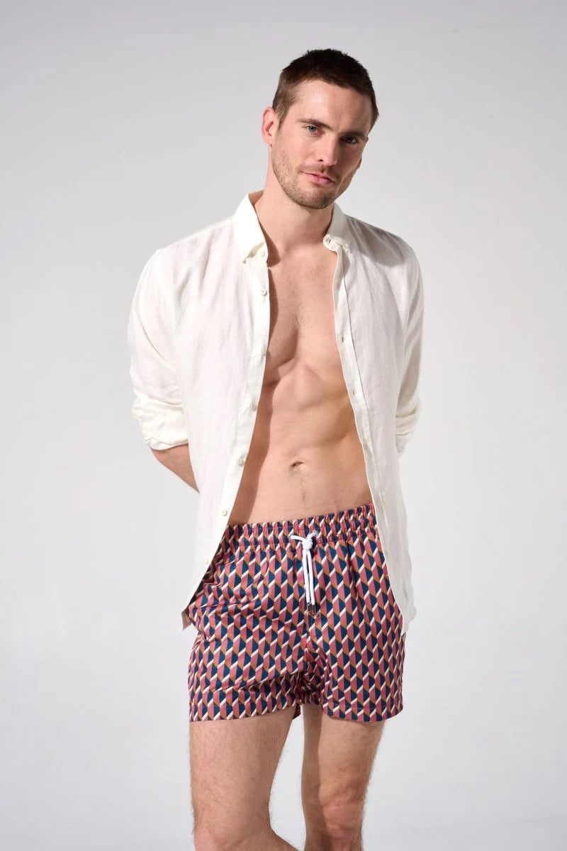 L'exception Short De Bain Zellige Rose Apnee