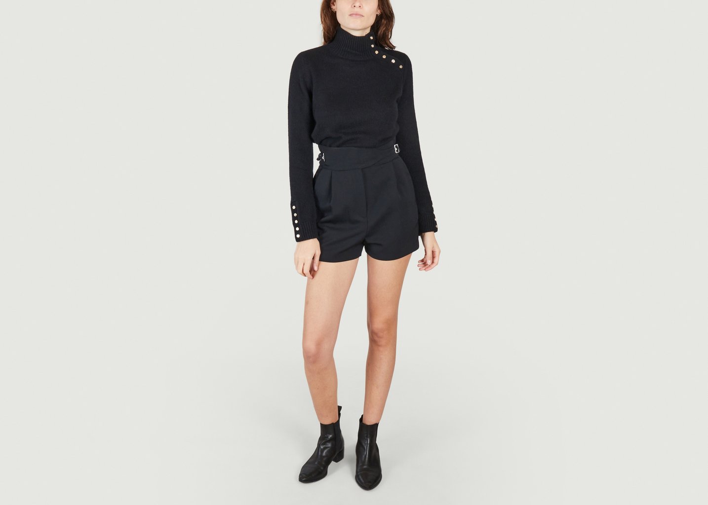 L'exception Short Hadiya Noir IRO Paris
