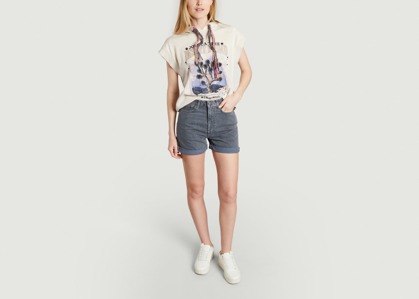 L'exception Short Marilyn Gris Mud Jeans