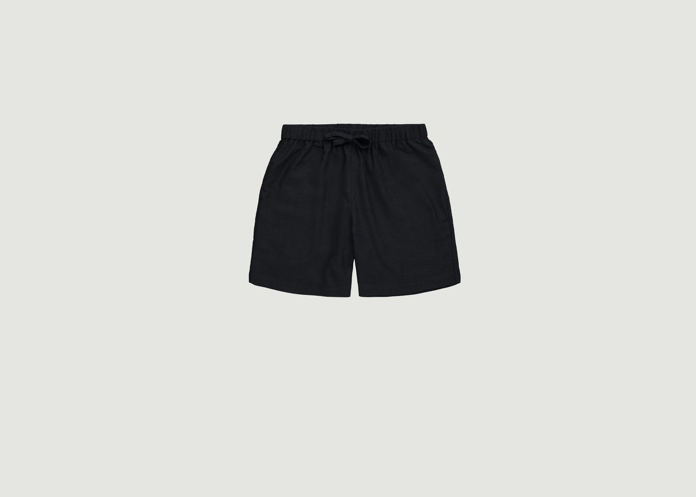 L'exception Short Mélinée Noir Talc Paris