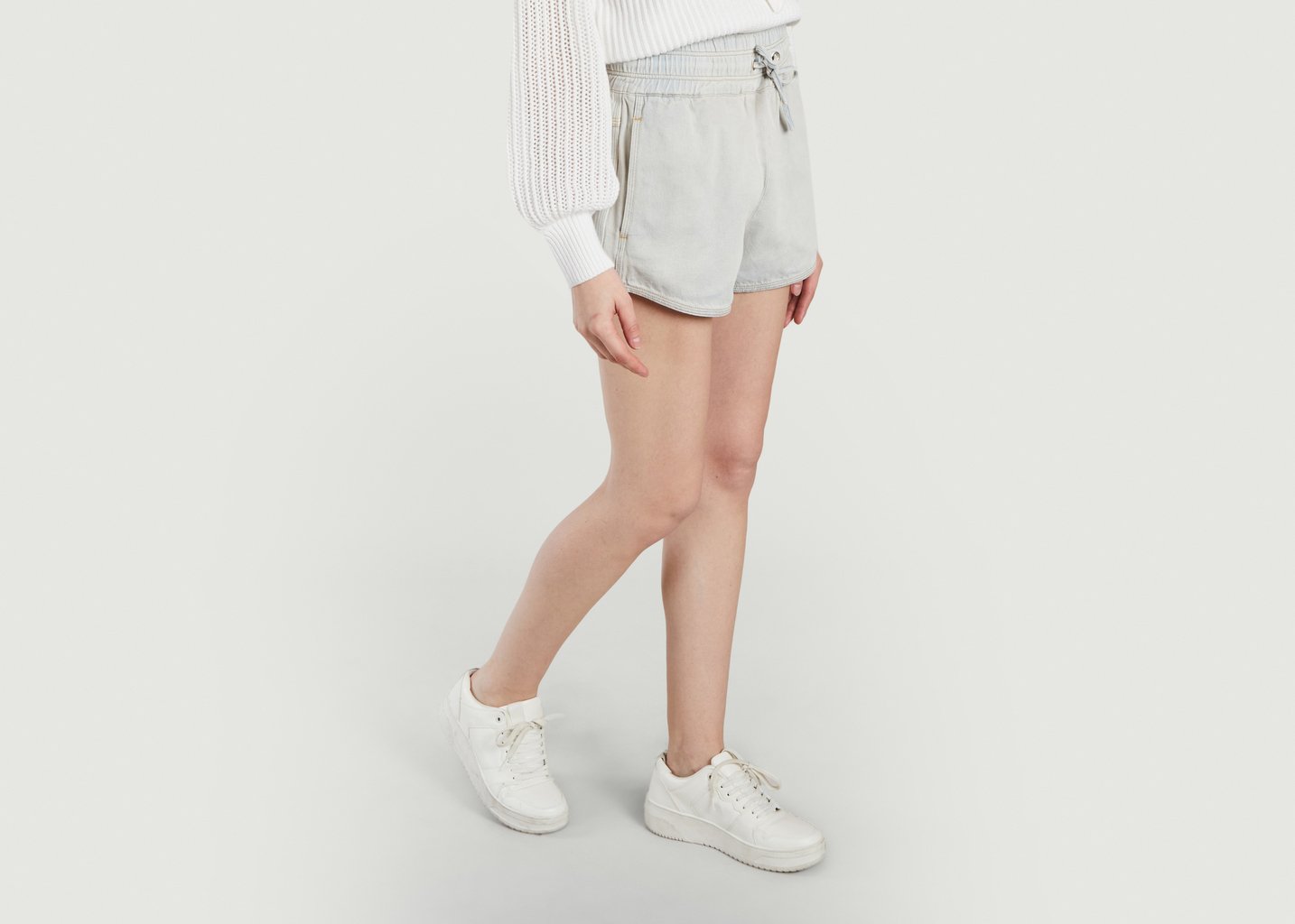 L'exception Short Ouaga En Coton Denim IRO Paris