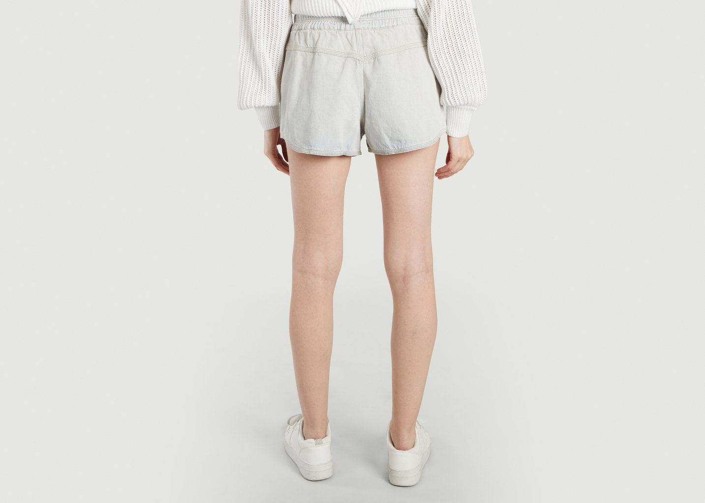 L'exception Short Ouaga En Coton Denim IRO Paris