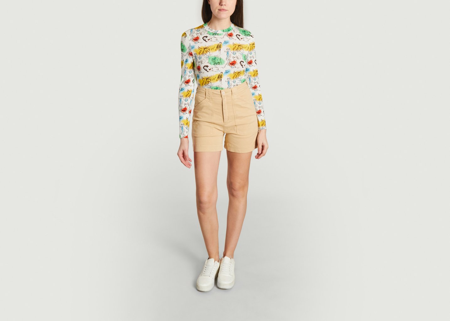 l'exception Short Steve Beige Reiko