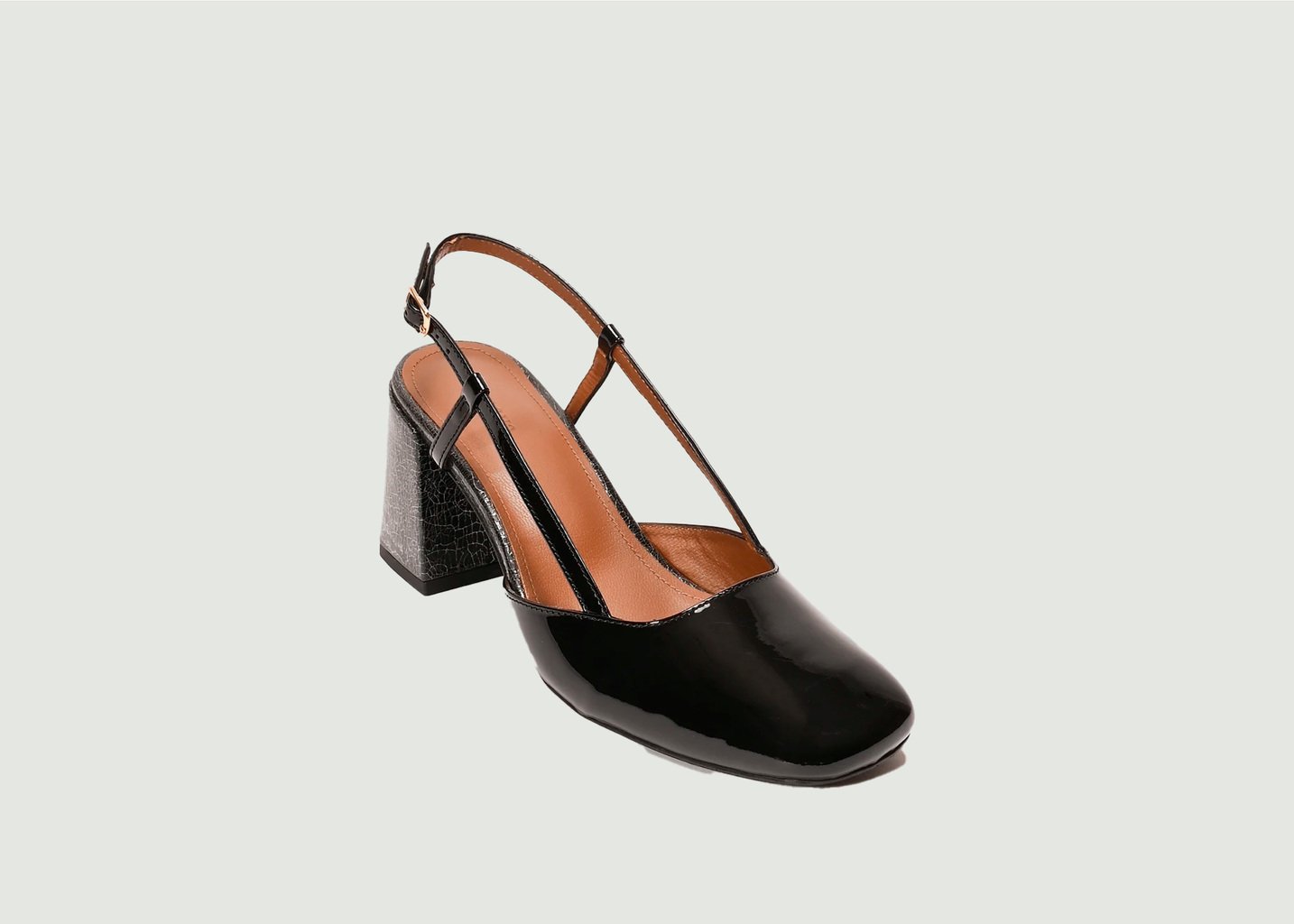 L'exception Slingbacks Fernando Noir HUMAYA