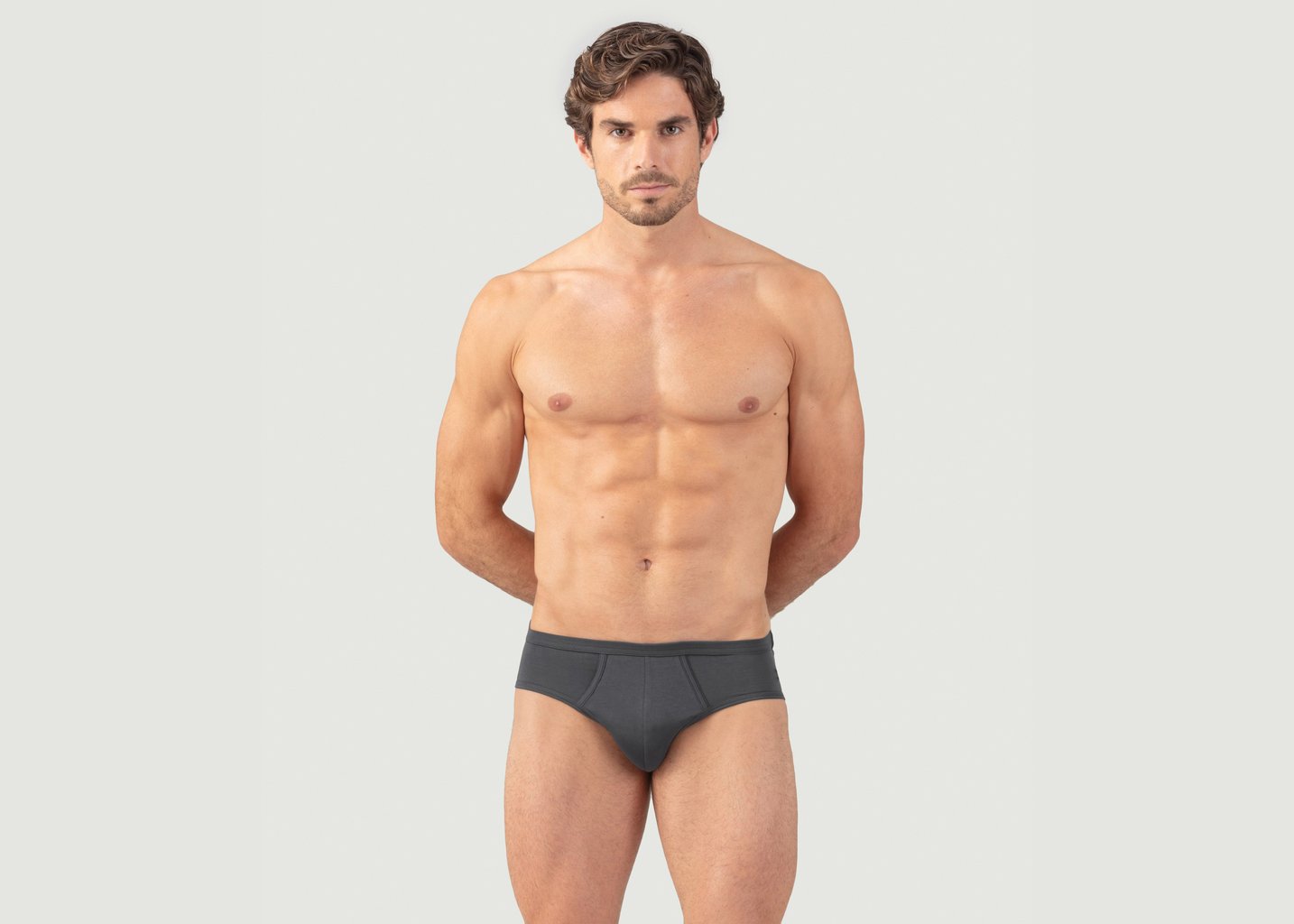 L'exception Slip Y Front Gris Ron Dorff