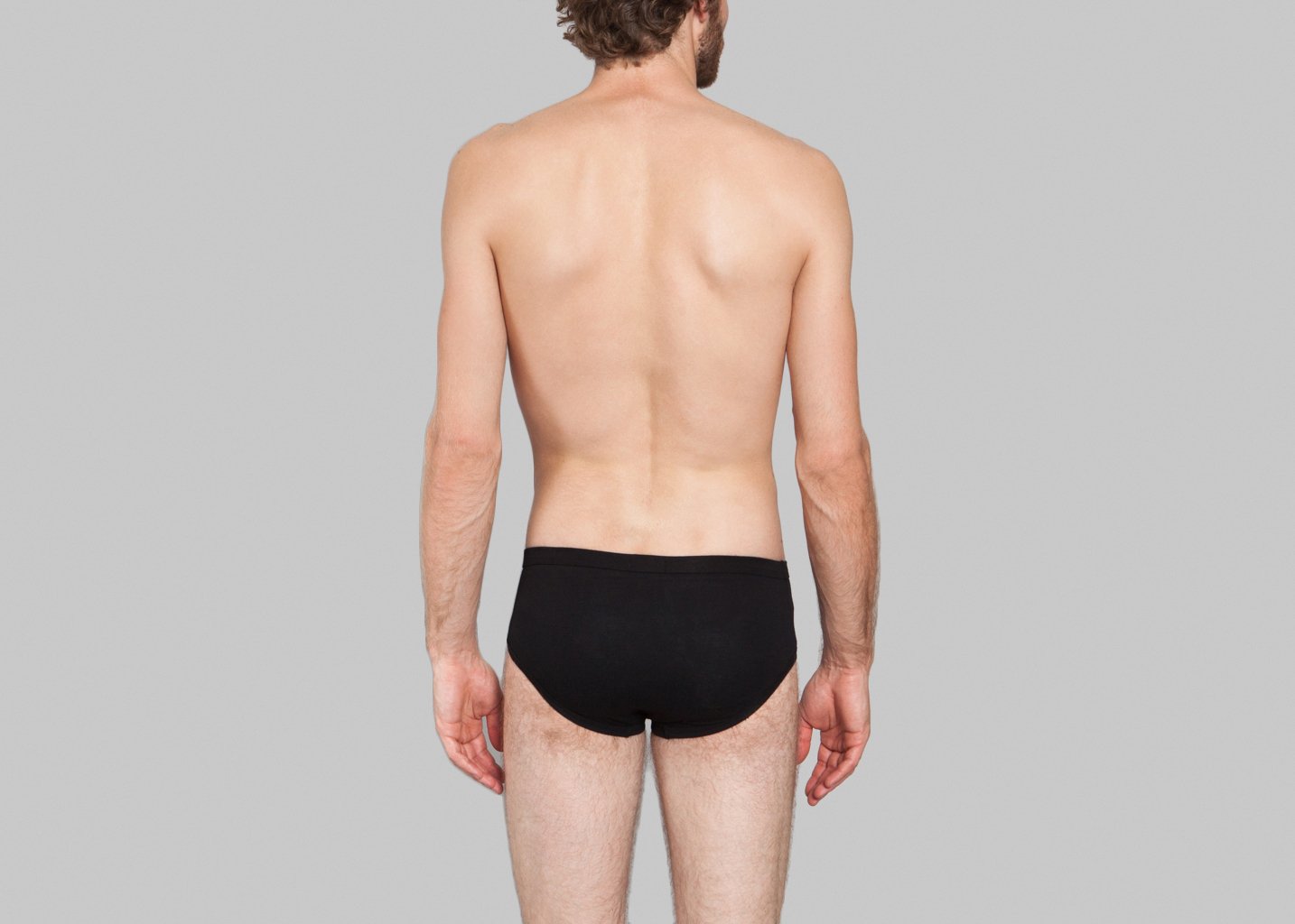 L'exception Slip Y Front Noir Ron Dorff