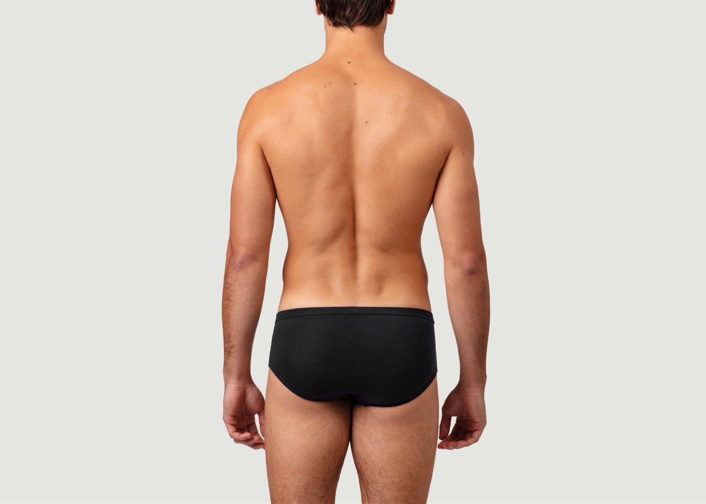 L'exception Slip Y Front Noir Ron Dorff