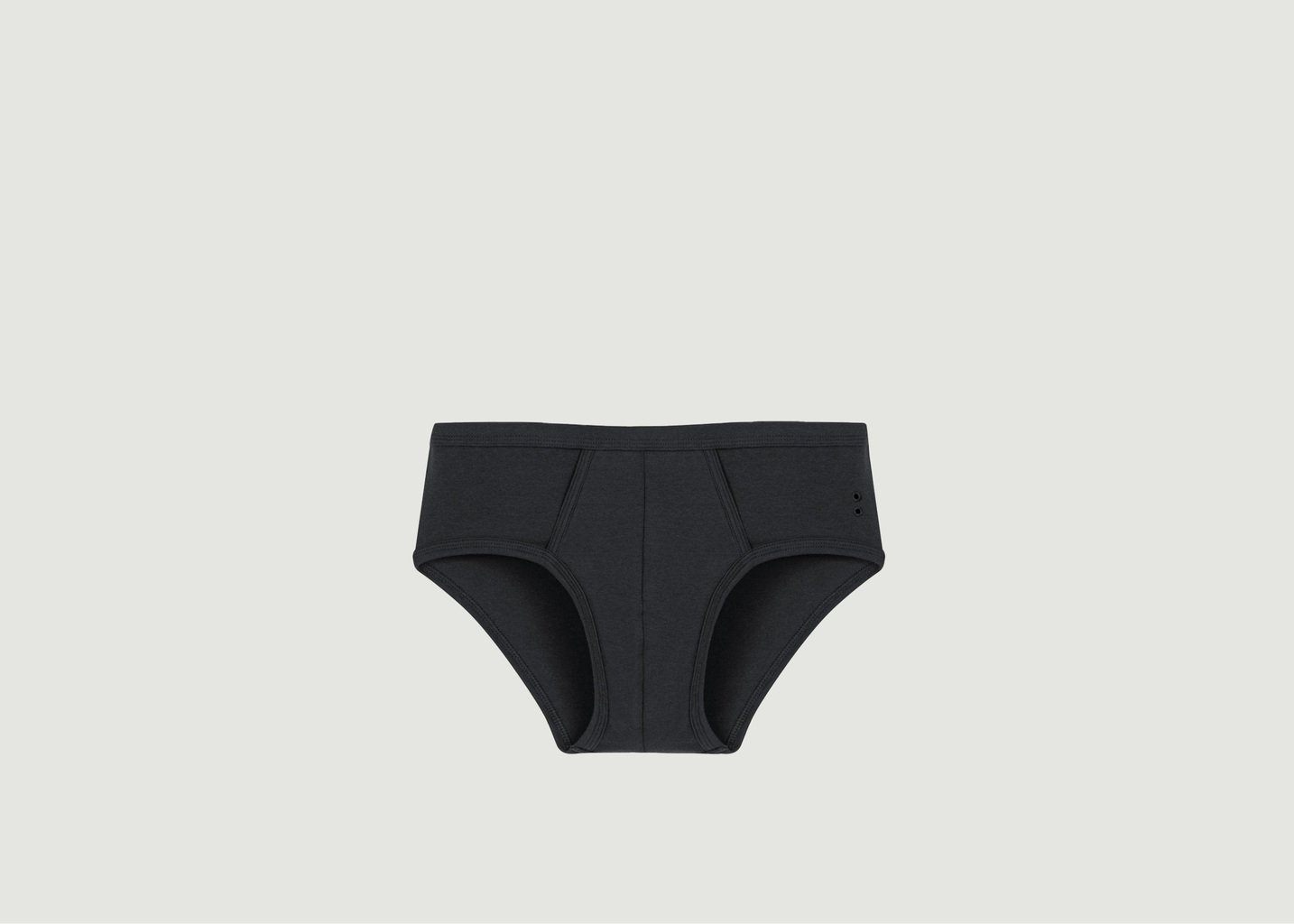l'exception Slip Y Front Noir Ron Dorff
