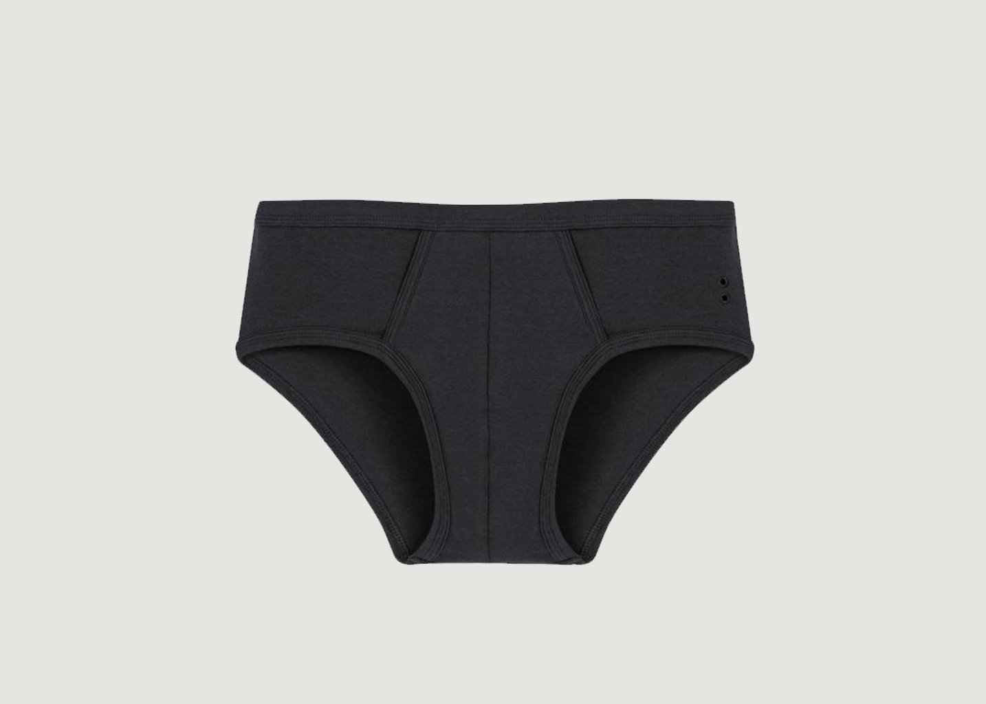 l'exception Slip Y Front Noir Ron Dorff