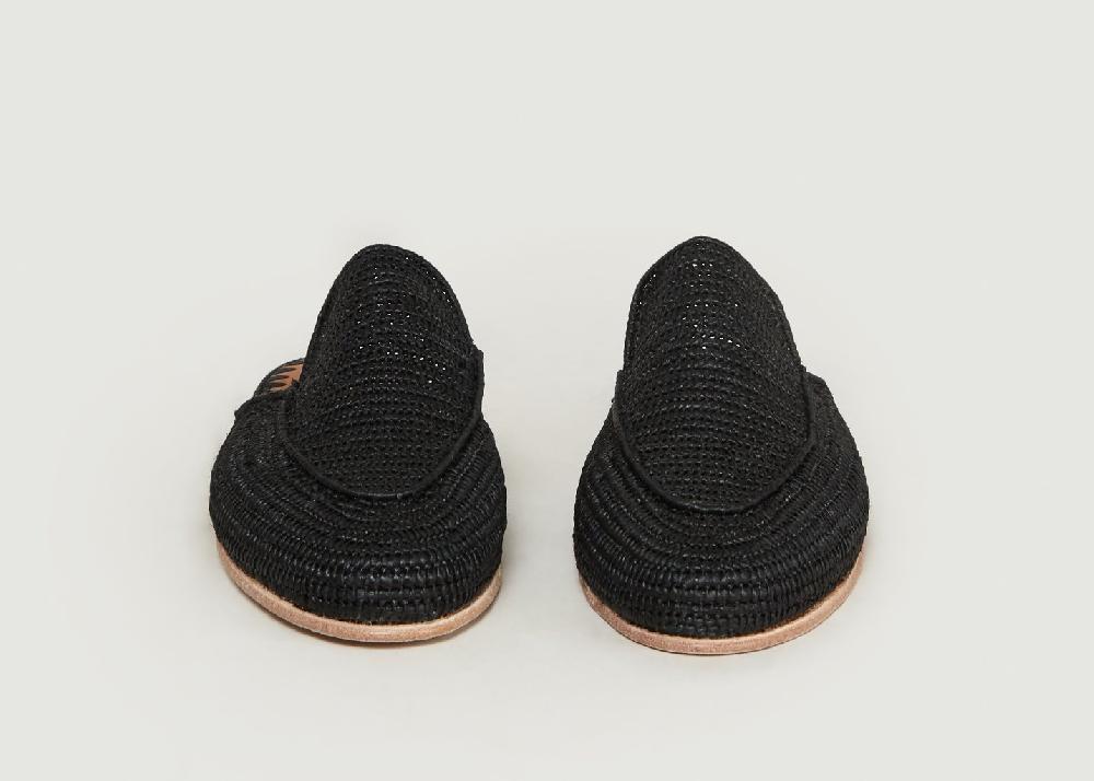 L'exception Slippers Marnie Noir Yvonne Waska