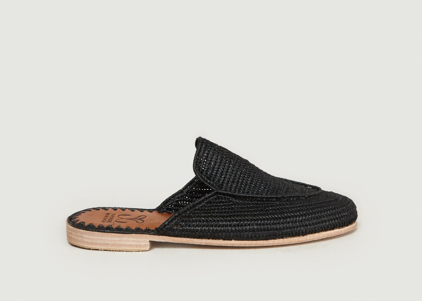 L'exception Slippers Marnie Noir Yvonne Waska